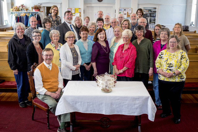 Group photo of members of church